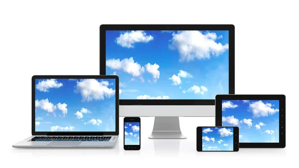 Il cloud computing — Foto Stock