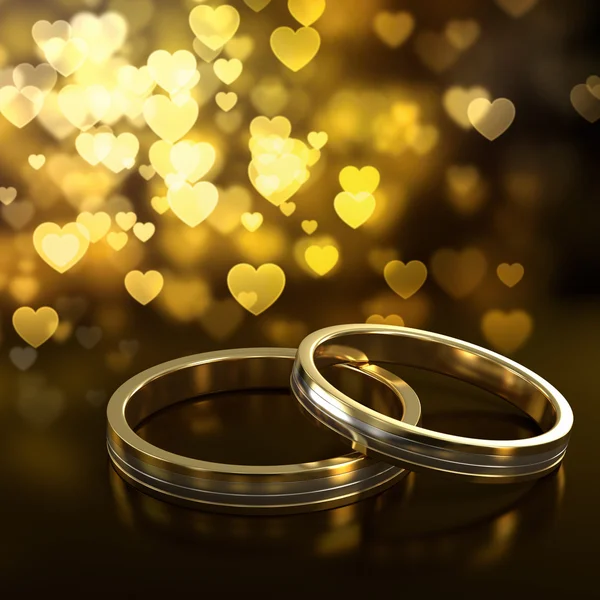 Wedding rings — Stock Photo, Image