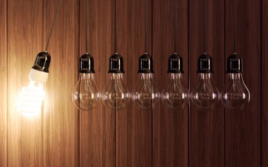 devamlı hareket içinde Işık Ampüller