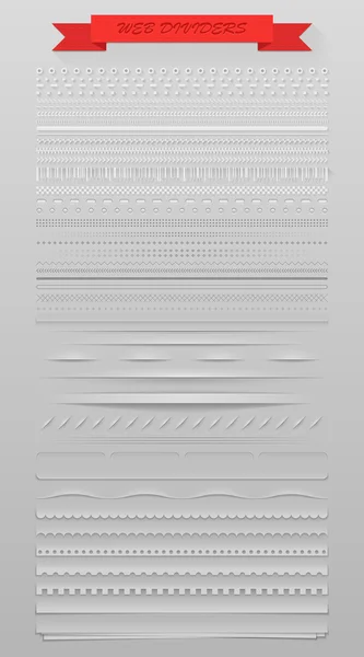 Divisores web — Archivo Imágenes Vectoriales