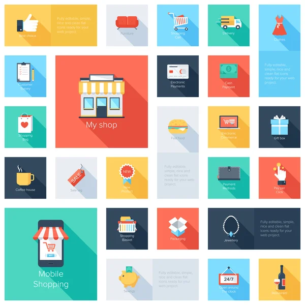 alışveriş simgeleri