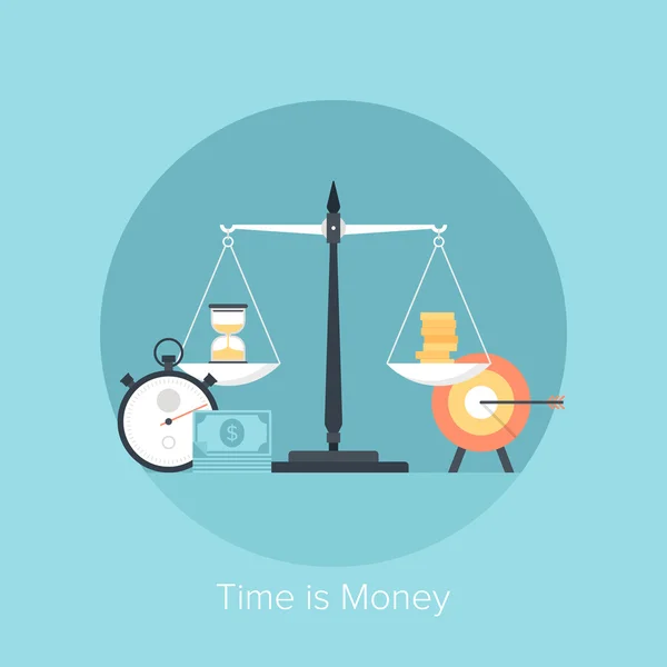 Time is money — Stock Vector