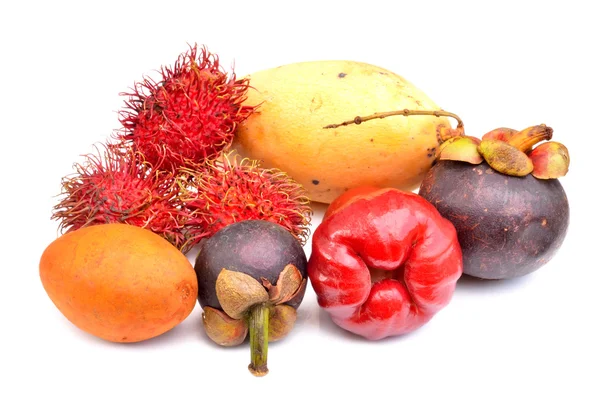 Sada tropického ovoce — Stock fotografie