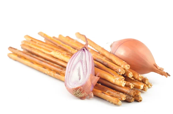 Crackers flavored onions — Stock Photo, Image