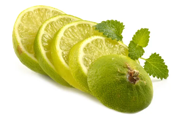 Taze limon limon nane ile — Stok fotoğraf