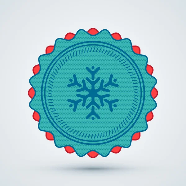 Buon Natale Badge — Vettoriale Stock