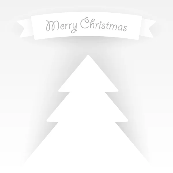 Paper Vector Christmas Tree Applique.