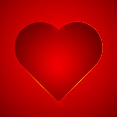 vektörel kalp illüstrasyon