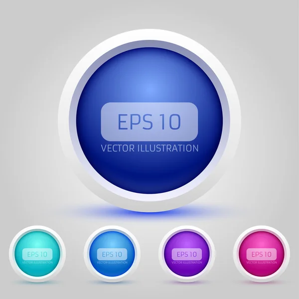 Vektor Web Buttons Pack — Stockvektor