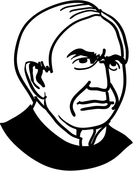 Thomas Alva Edison — Stockvector