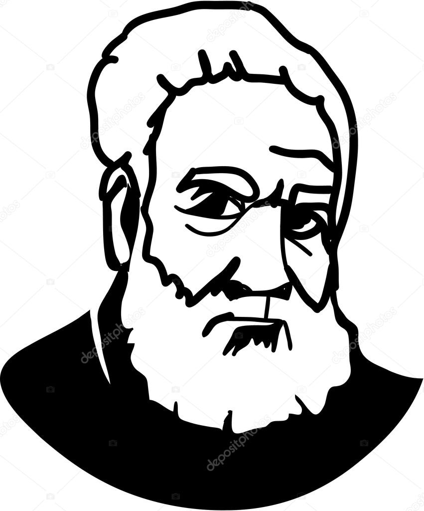 Unique Draw A Character Sketch Of Dr Alexander Graham Bell for Kids