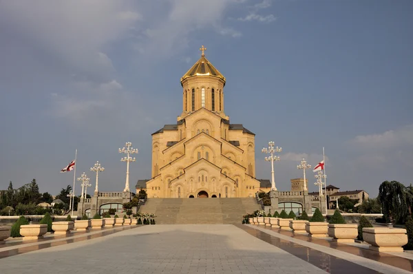 Тбилисский собор Самебы — стоковое фото