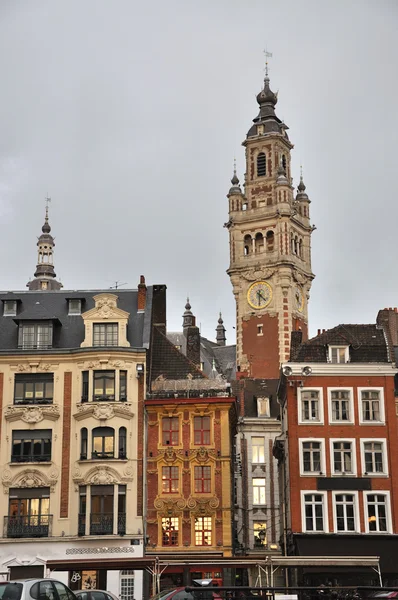 Fő tér, Lille, Franciaország — Stock Fotó