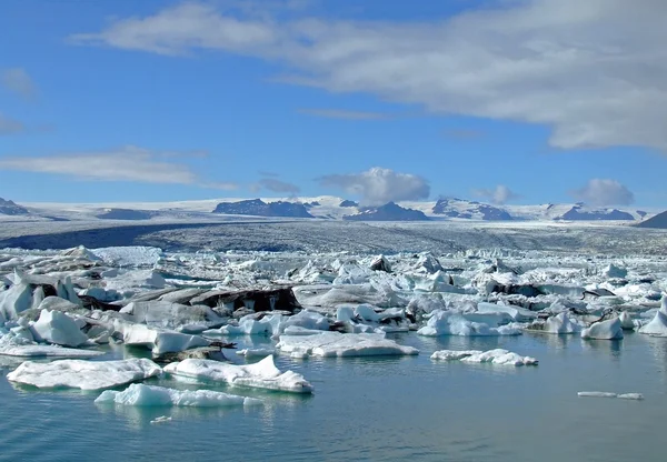 Laguna glaciar — Foto de Stock