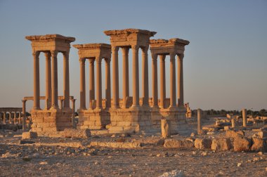 Palmyra ruins clipart