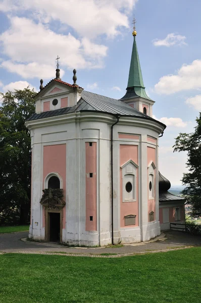 Dienzenhofer-교회 sv Skalka에서 마리아 — 스톡 사진
