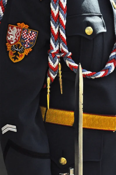 Prague Castle - Royal Guard — Stock Photo, Image