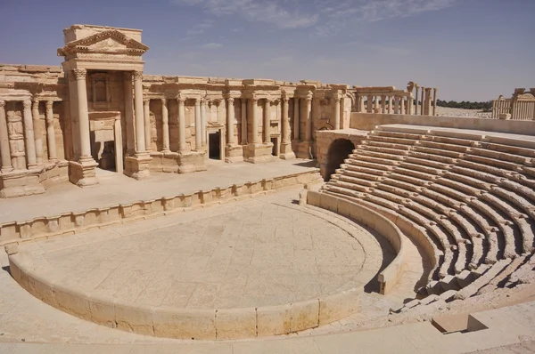 Teater på palmyra — Stockfoto