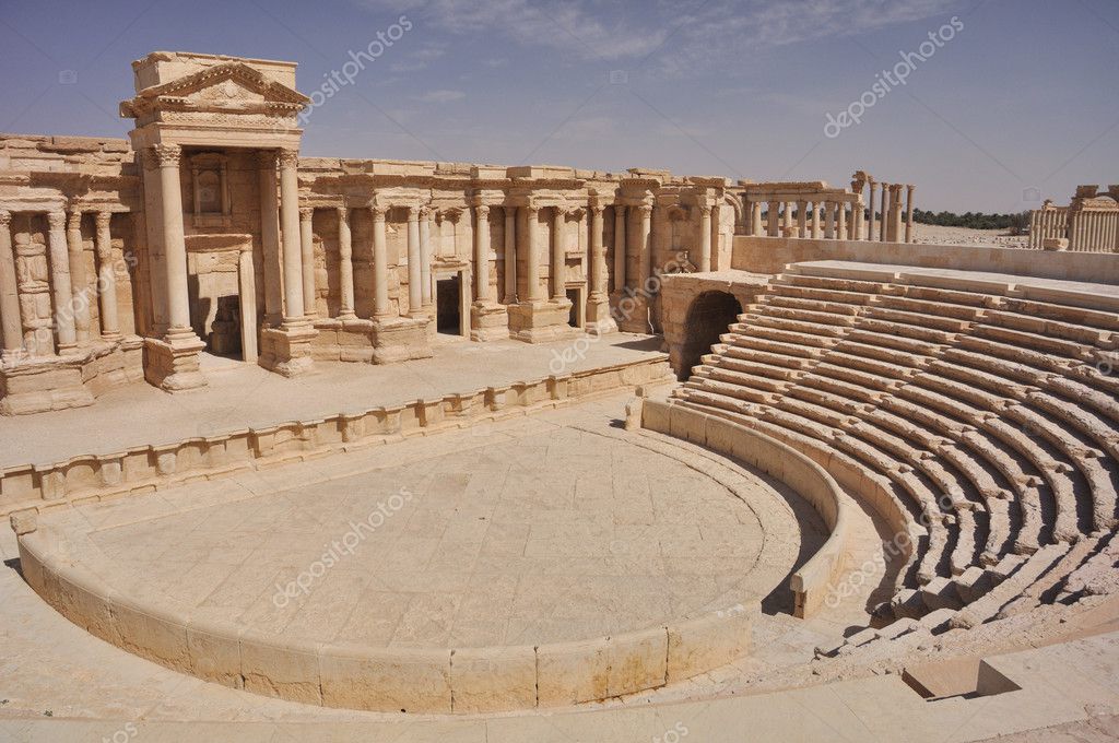 Theater at Palmyra — Stock Photo © vyskoczilova 23542225