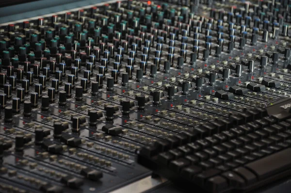 The mixing desk - pattern — Stock Photo, Image