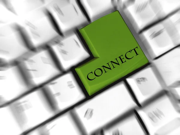 Connect - enter sign — Stock Photo, Image