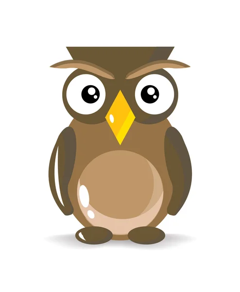 Cute Vector Owl — Stock Vector