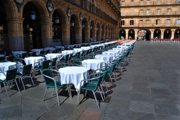 The Plaza Mayor in Salamanca — Stock Photo, Image