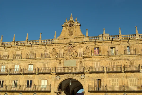 La Plaza Mayor de Salamanca — Foto de Stock