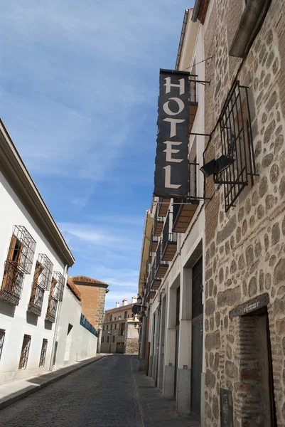 Sinal de Hotel em Avila — Fotografia de Stock