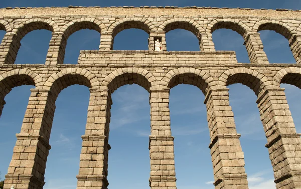 The Aqueduct of Segovia (Spain) — Stock Photo, Image