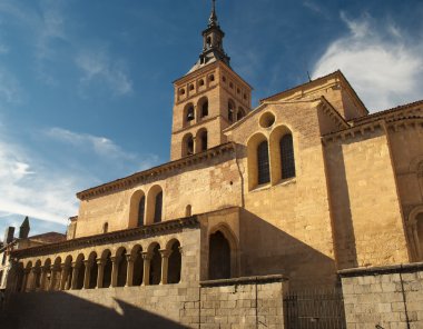 Church of San Martin in Segovia (Spain) clipart