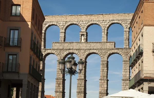 The Aqueduct of Segovia (Spain) — Stock Photo, Image