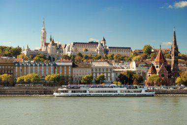 macaristan Budapeşte'de balıkçı kalesi ()