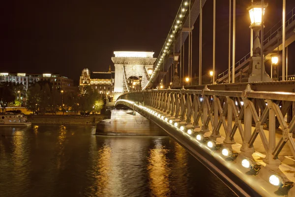 Řetězy most v Budapešti (Maďarsko) — Stock fotografie