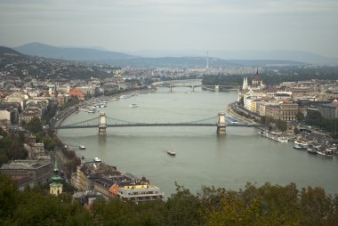 Budapeşte (Macaristan havadan görünümü)