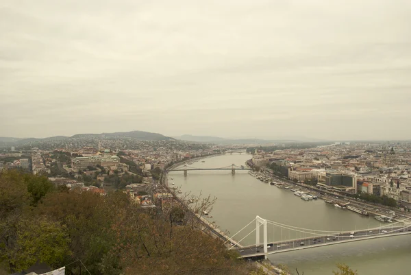 Vista aérea de Budapeste (Hungria ) — Fotografia de Stock