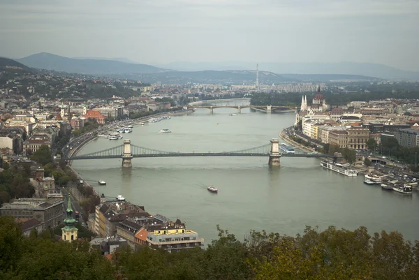 Flygfoto över Budapest (Ungern) — Stockfoto