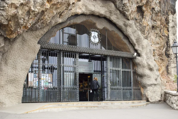 Kirche der Höhle in Budapest Stockfoto