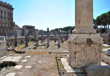Trajan column in Rome (Italy) clipart