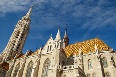 Budapeşte'de Matthias Kilise (macaristan)