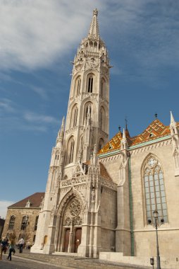 Budapeşte'de Matthias Kilise (macaristan)