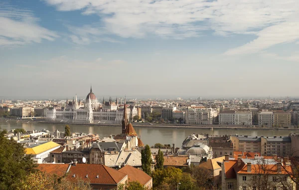 Budapeşte (Macaristan havadan görünümü) — Stok fotoğraf