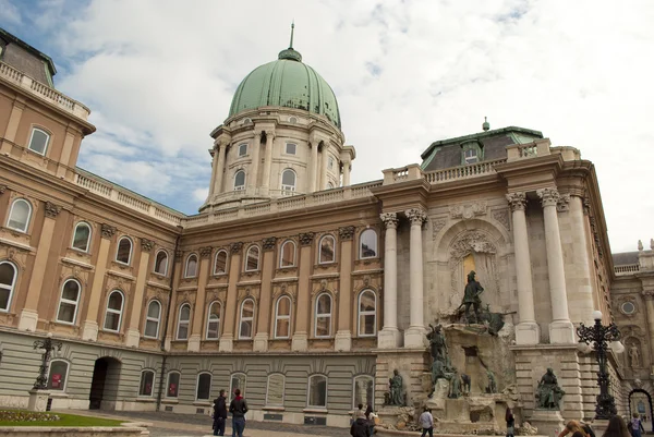 Buda castle in Budapest (Hungary) — Stock Photo, Image