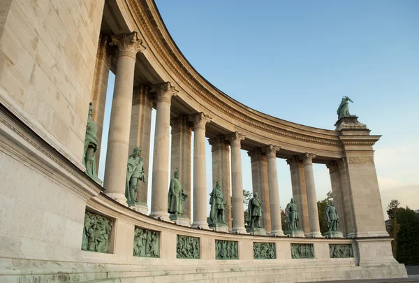 Heroes Square in Budapest (Hungary) — Stock Photo, Image