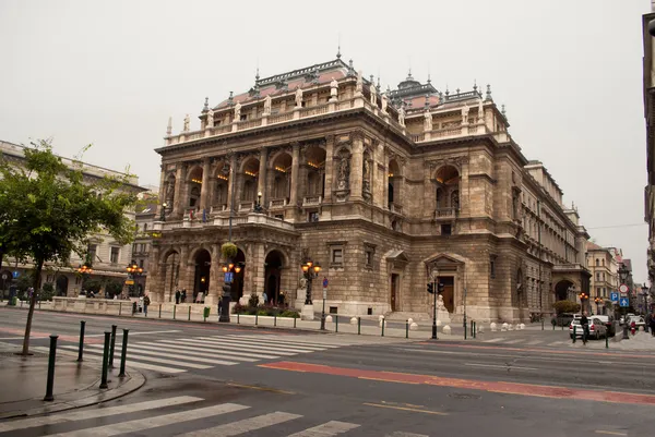 Hongaars Staatsoperahuis in Boedapest Stockafbeelding