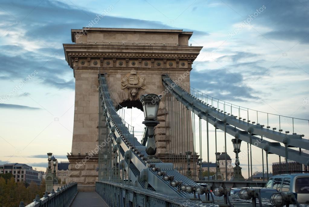 Chain Bridge in Budapest (Hungary)