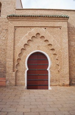 geri giriş koutoubia cami Marakeş, Fas için