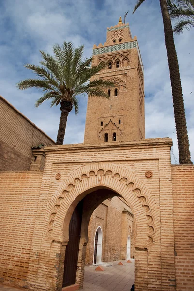 A Koutoubia mecset közelében, Marrakesh-ben (Marokkó) Stock Fotó