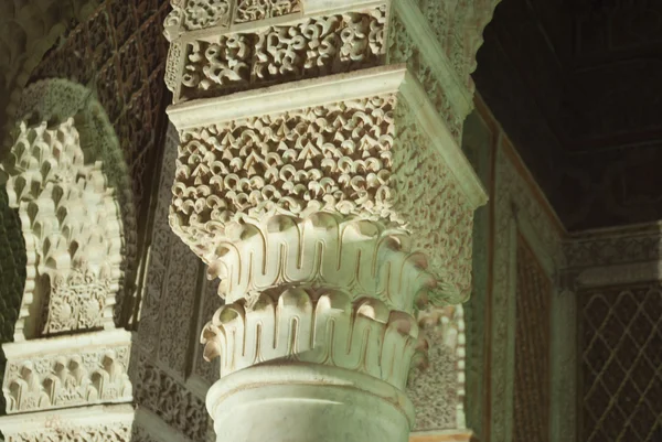 Os túmulos Saadiens em Marrakech. Marrocos . — Fotografia de Stock