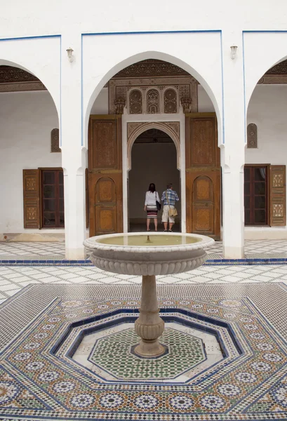 Palácio da Bahia em Marrakech, Marrocos — Fotografia de Stock